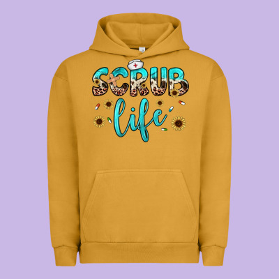 Scrub Life Urban Hoodie Designed By Jahusdesignshop