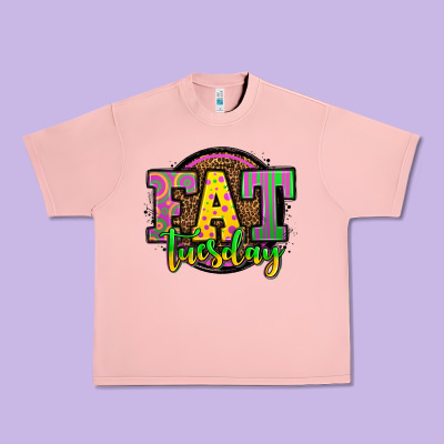 Mardi Gras Fat Tuesday Urban Heavy Tee Designed By Oliviacreatesart