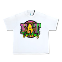 White mardi gras fat tuesday Urban Heavy Tee - OliviaCreatesArt
