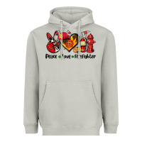 Moon Dust peace love firefighter Heavyweight Hoodie - AdoDesignShop