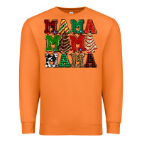 Carrot mama mama mama with christmas lights and christmas tree cakes Premium Sweatshirt - AdoDesignShop