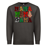 Smoke mama mama mama with christmas lights and christmas tree cakes Premium Sweatshirt - AdoDesignShop