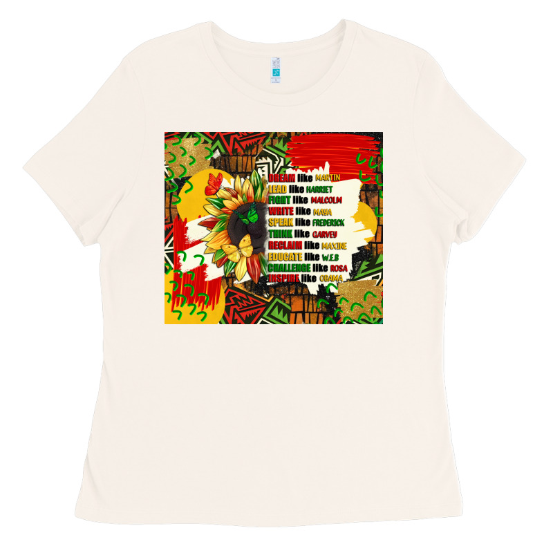 Dream Like Martin Juneteenth Quote Ladies Tee by CowGirlArtShop | Teevron