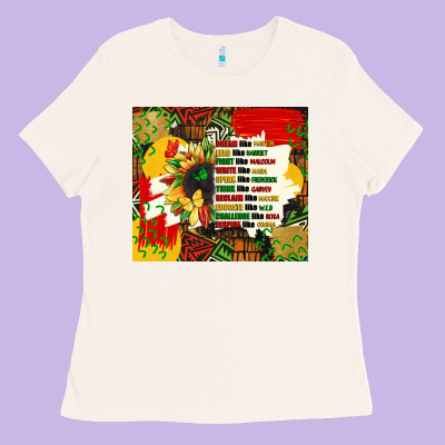 Dream Like Martin Juneteenth Quote Ladies Tee Designed By Cowgirlartshop