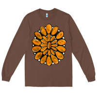 Chestnut orange gemstone Long Sleeve Tee - RanaPortraitStore