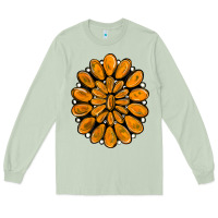 Matcha orange gemstone Long Sleeve Tee - RanaPortraitStore