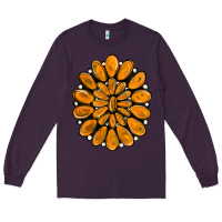 Plum orange gemstone Long Sleeve Tee - RanaPortraitStore