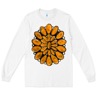 White orange gemstone Long Sleeve Tee - RanaPortraitStore