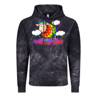 Cloud Black rainbow sheep pride Vintage Hoodie - FaDigitalArtStudio