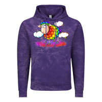 Cloud Purple rainbow sheep pride Vintage Hoodie - FaDigitalArtStudio