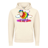 Vintage Artic rainbow sheep pride Vintage Hoodie - FaDigitalArtStudio