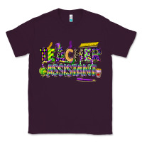 Plum mardi gras teacher assistant Classic Tee - CowGirlArtShop