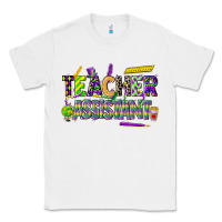 White mardi gras teacher assistant Classic Tee - CowGirlArtShop