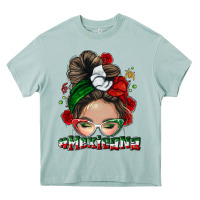 Arona Mexicana messy bun Heavy Core Tee - NancyCooperArtShop