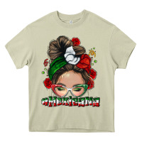 Mossy Mexicana messy bun Heavy Core Tee - NancyCooperArtShop