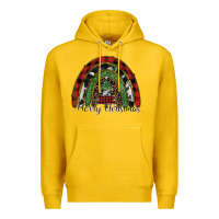 Lemon Merry Christmas rainbow Premium Hoodie - CowhideDigitalArt