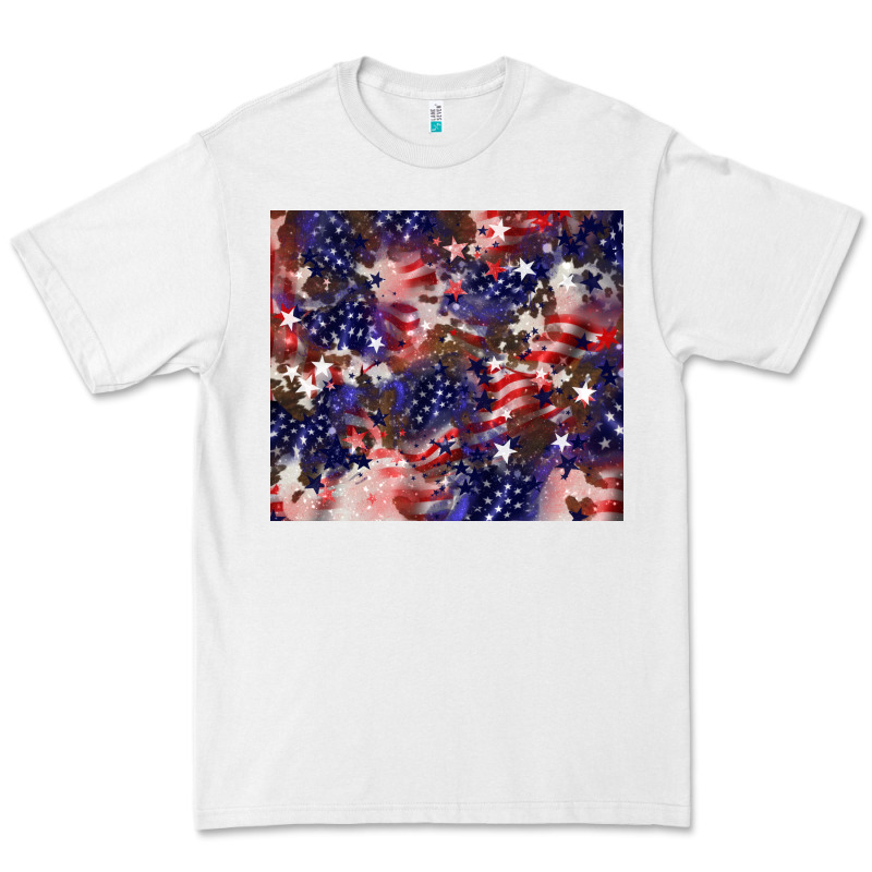 American Flag Sparkly  Tumbler Premium Tee by HowdyJamesFarm | Teevron