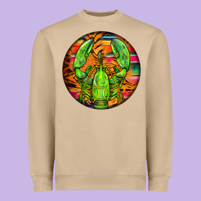 Lobster Heavyweight Sweatshirt Designed By Barkaloodesign
