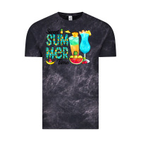 Cloud Black sweet summer time pineapple Vintage Tee - CowCowDesign