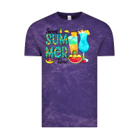 Cloud Purple sweet summer time pineapple Vintage Tee - CowCowDesign