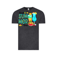 Vintage Black sweet summer time pineapple Vintage Tee - CowCowDesign