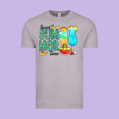 Sweet Summer Time Pineapple Vintage Tee Designed By Cowcowdesign