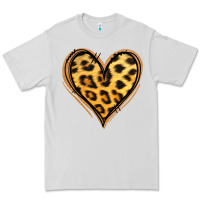 Dove Grey gold glitter leopard heart Premium Tee - Jasminsmagicworld