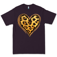Plum gold glitter leopard heart Premium Tee - Jasminsmagicworld