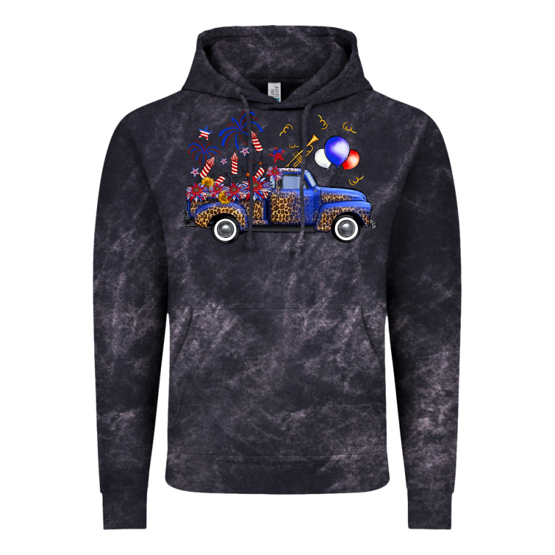 Western Truck Fourth Of July Vintage Hoodie by FaDigitalArtStudio | Teevron