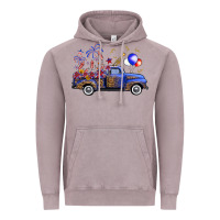 Vintage Zinc Western Truck Fourth Of July Vintage Hoodie - FaDigitalArtStudio