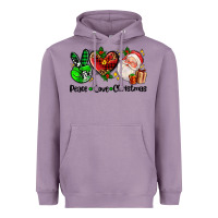 Lavender peace love  christmas Heavyweight Hoodie - AdoDesignShop