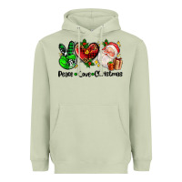 Matcha peace love  christmas Heavyweight Hoodie - AdoDesignShop