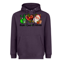 Plum peace love  christmas Heavyweight Hoodie - AdoDesignShop