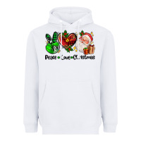 White peace love  christmas Heavyweight Hoodie - AdoDesignShop
