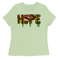 Matcha hope juneteenth Ladies Tee - CowGirlArtShop