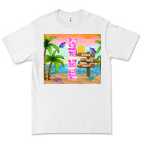 White feeling beachy Premium Tee - TumblerDesignByShophia