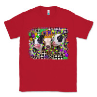 Red mardi gras heifers Classic Tee - CowGirlArtShop