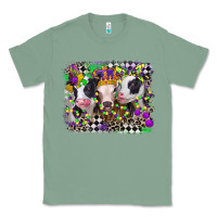 Sage mardi gras heifers Classic Tee - CowGirlArtShop