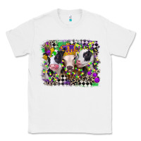 White mardi gras heifers Classic Tee - CowGirlArtShop