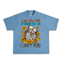 Pebble Blue i love you till my lungs give out Urban Heavy Tee - OliviaCreatesArt