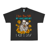 Pigment Black i love you till my lungs give out Urban Heavy Tee - OliviaCreatesArt