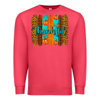 Cardinal thankful brushstrokes Premium Sweatshirt - AdoDesignShop