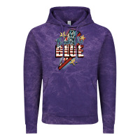 Cloud Purple Back the blue Vintage Hoodie - FaDigitalArtStudio