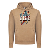 Vintage Coffee Back the blue Vintage Hoodie - FaDigitalArtStudio