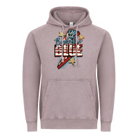 Vintage Zinc Back the blue Vintage Hoodie - FaDigitalArtStudio