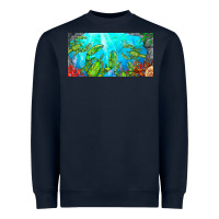 Navy lobster license plate Heavyweight Sweatshirt - BarkalooDesign