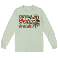 Matcha coffee because murder is wrong bbs Long Sleeve Tee - BundleAndBundleShop