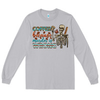 Moon Dust coffee because murder is wrong bbs Long Sleeve Tee - BundleAndBundleShop