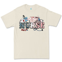 Bone American Nurse 4th of july Premium Tee - HowdyJamesFarm