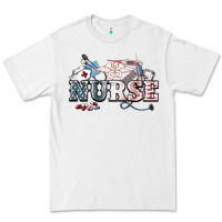 White American Nurse 4th of july Premium Tee - HowdyJamesFarm